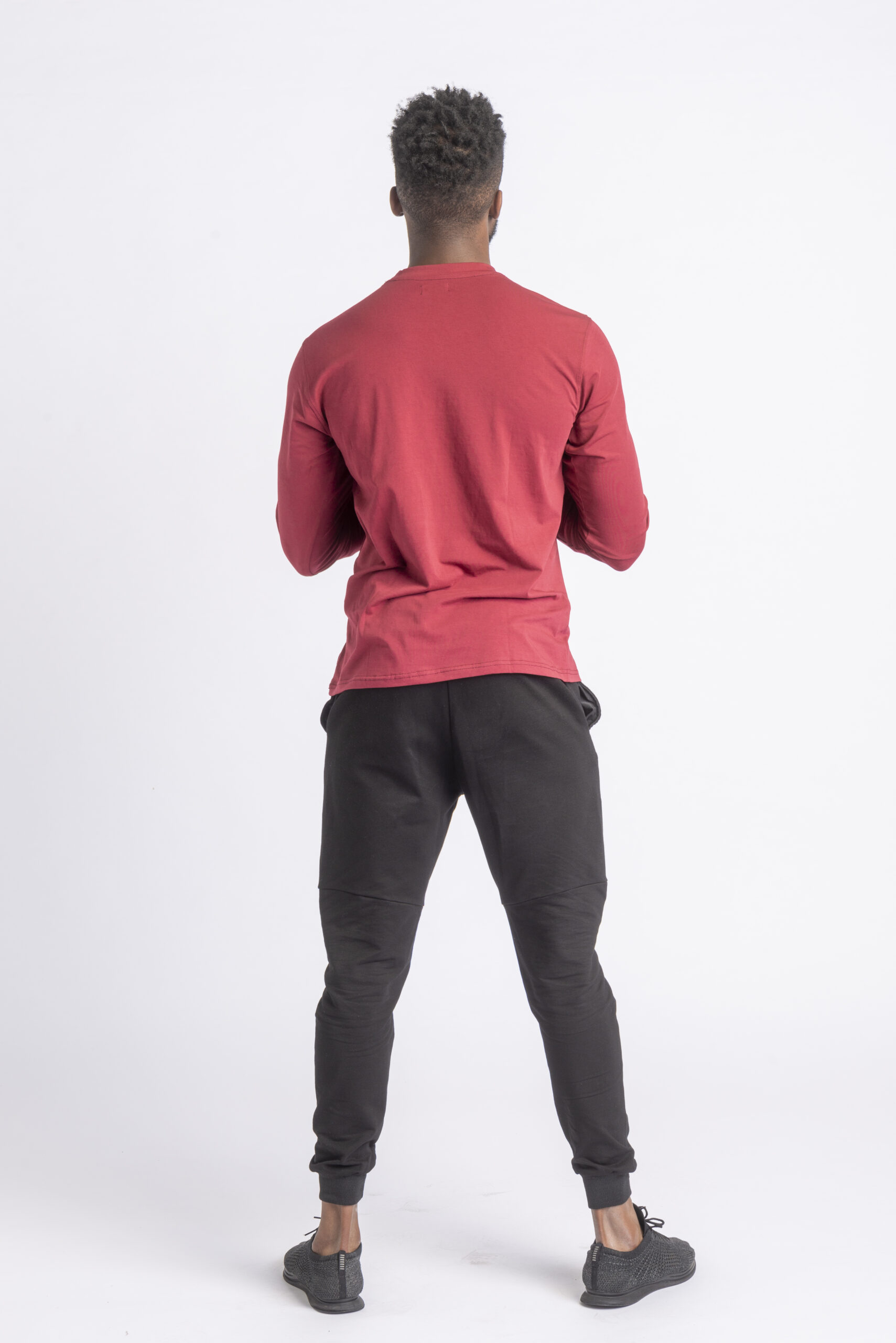 Core Long Sleeve – Biker Red Sport Wears