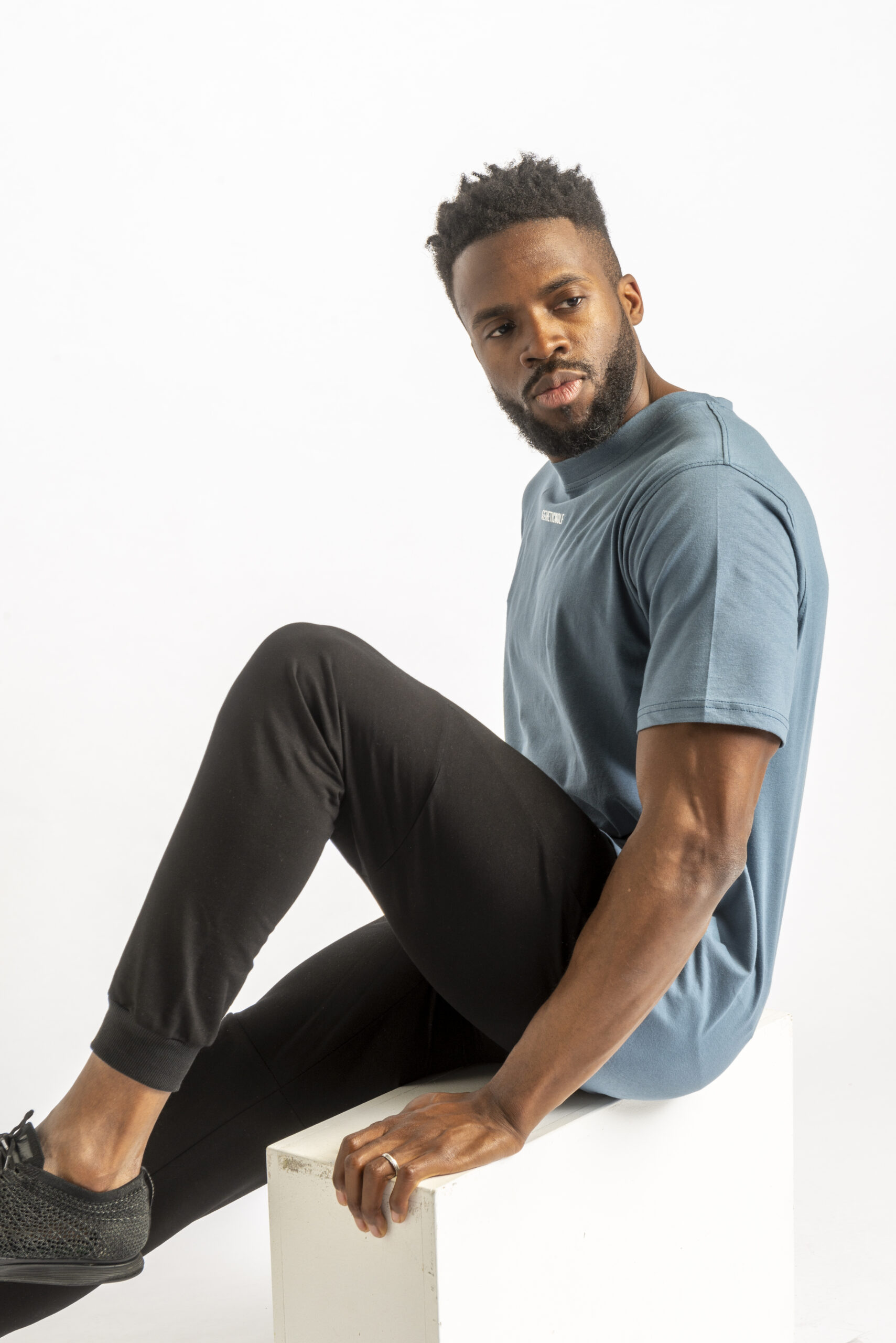 Core Scoop T-Shirt – Aegean Blue Sport Wears