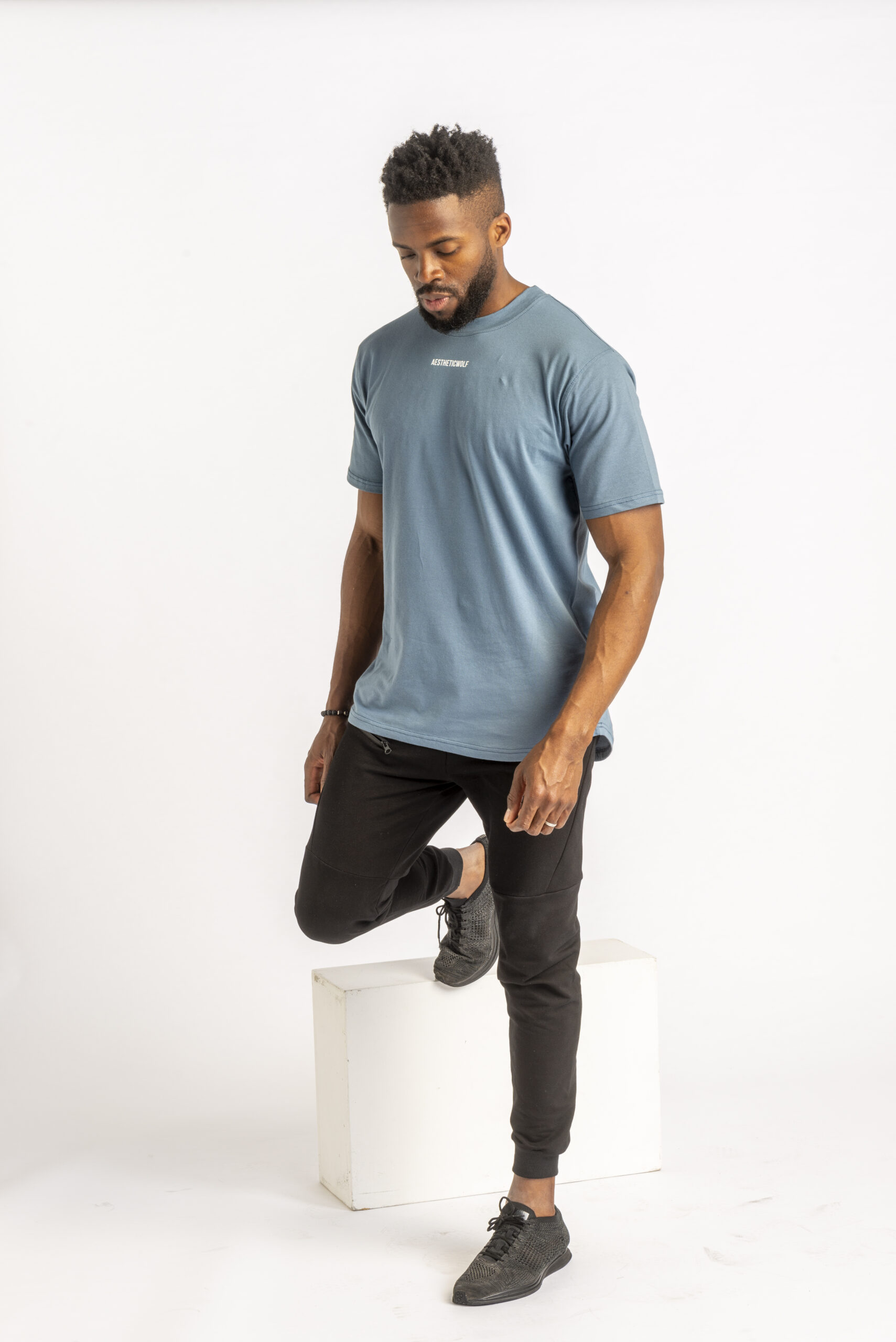 Core Scoop T-Shirt – Aegean Blue Sport Wears