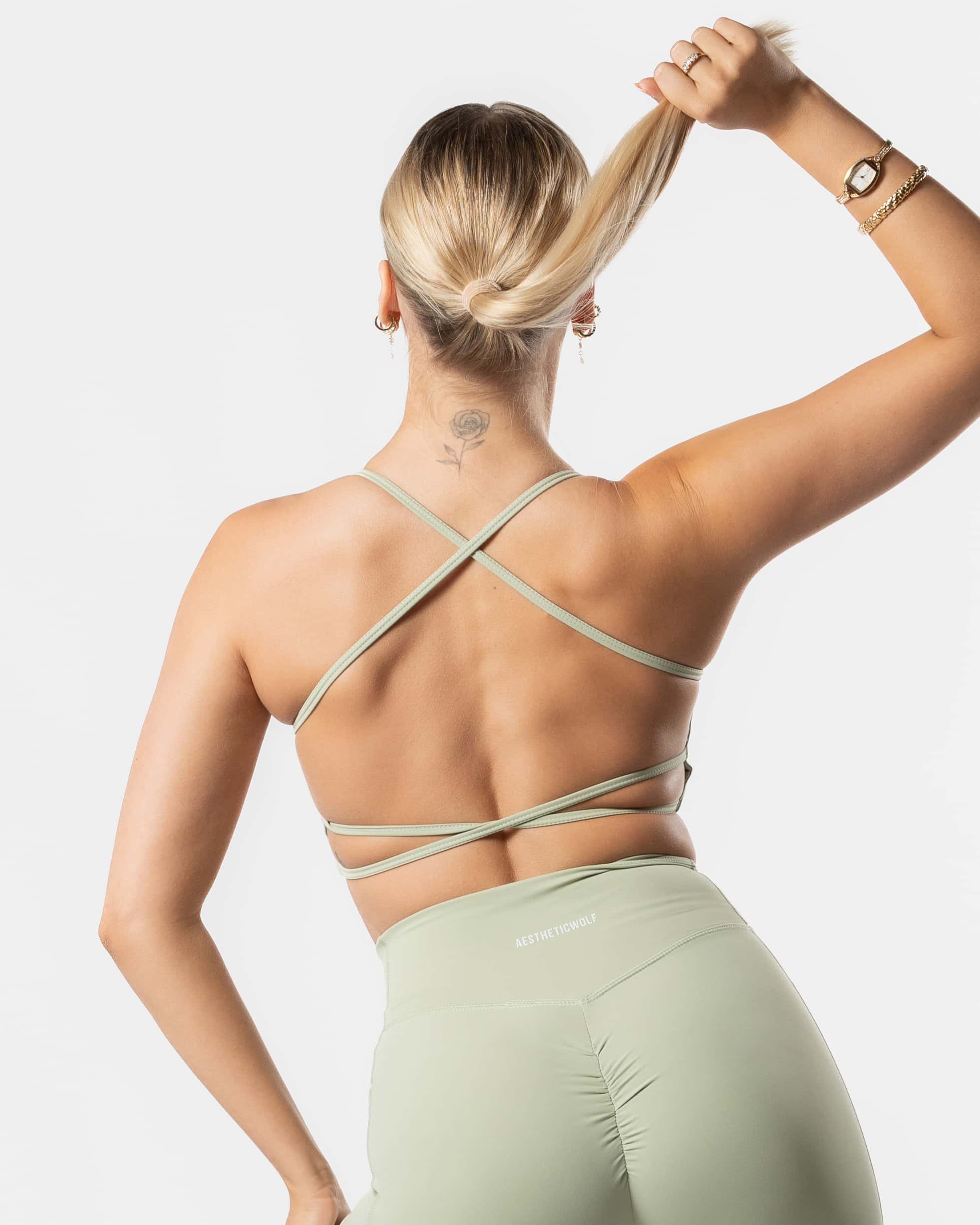 Luxe Series Sports Bra – Green Sport Wears