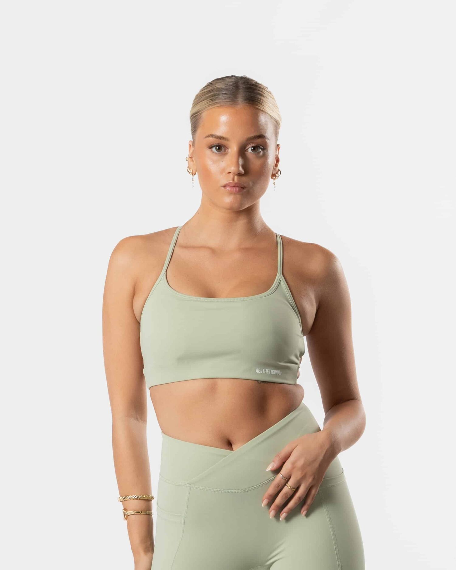 Luxe Series Sports Bra – Green Sport Wears