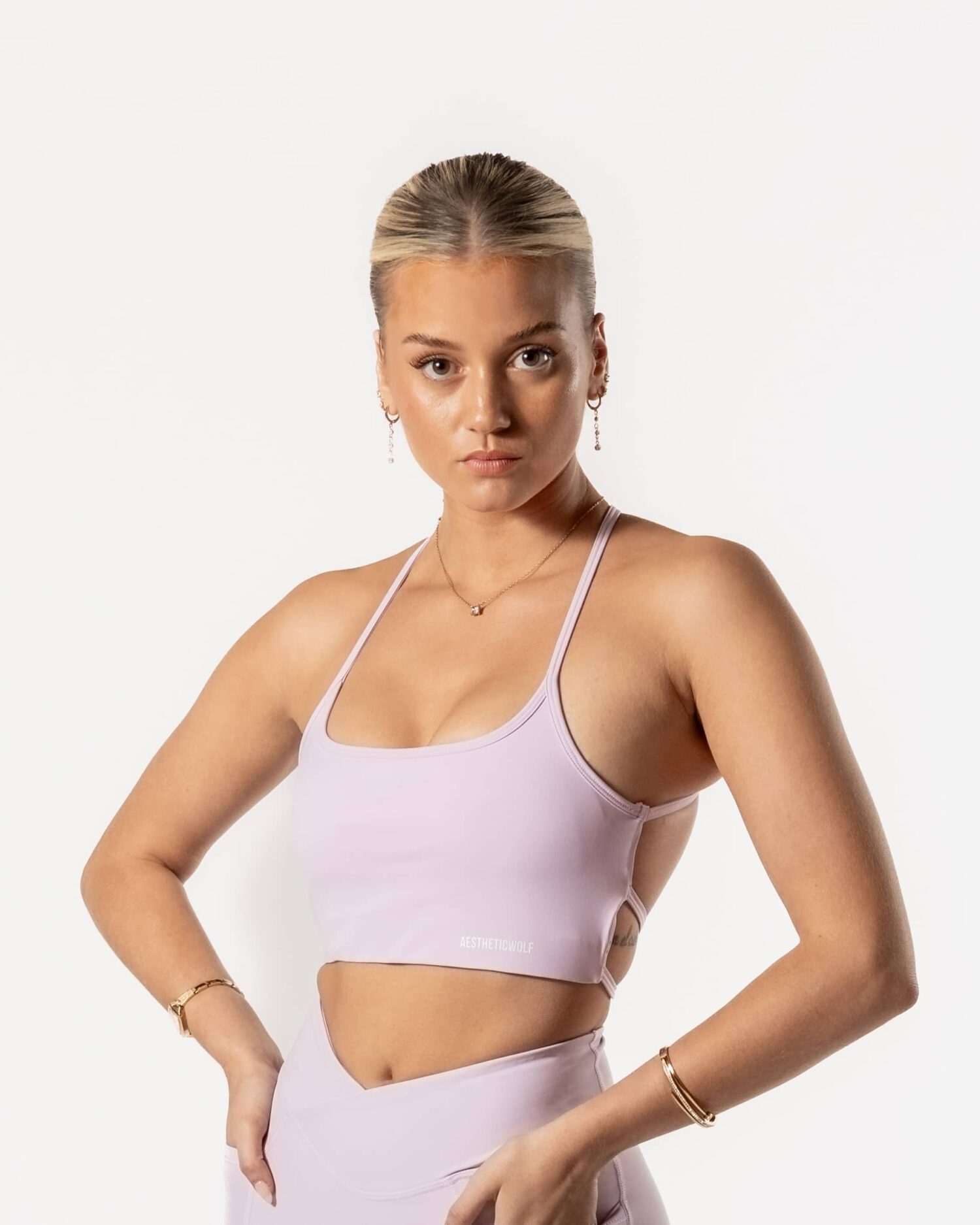 Luxe Series Sports Bra – Lilac Sport Wears